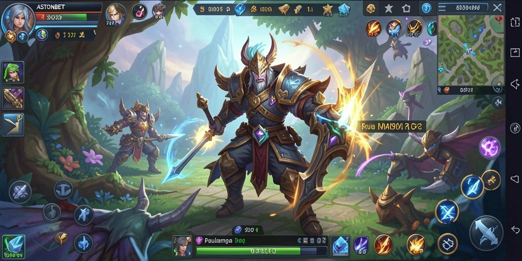 Tampilan awal gameplay ASTONBET dengan grafis yang menawan.