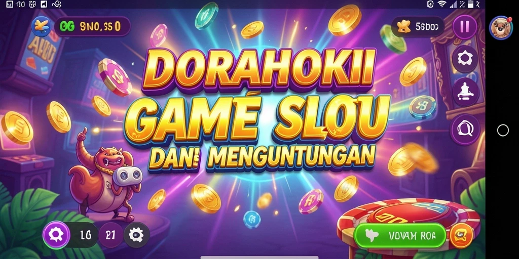 Tampilan gameplay menakjubkan dari DORAHOKI Slot.