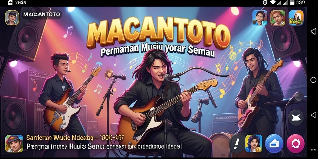 Gameplay seru dan interaktif dalam MACANTOTO untuk penggemar musik.