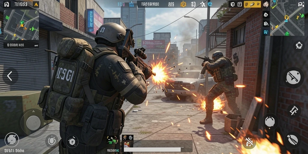 Screenshot T6 menampilkan aksi tembak-menembak yang seru dalam FPS.