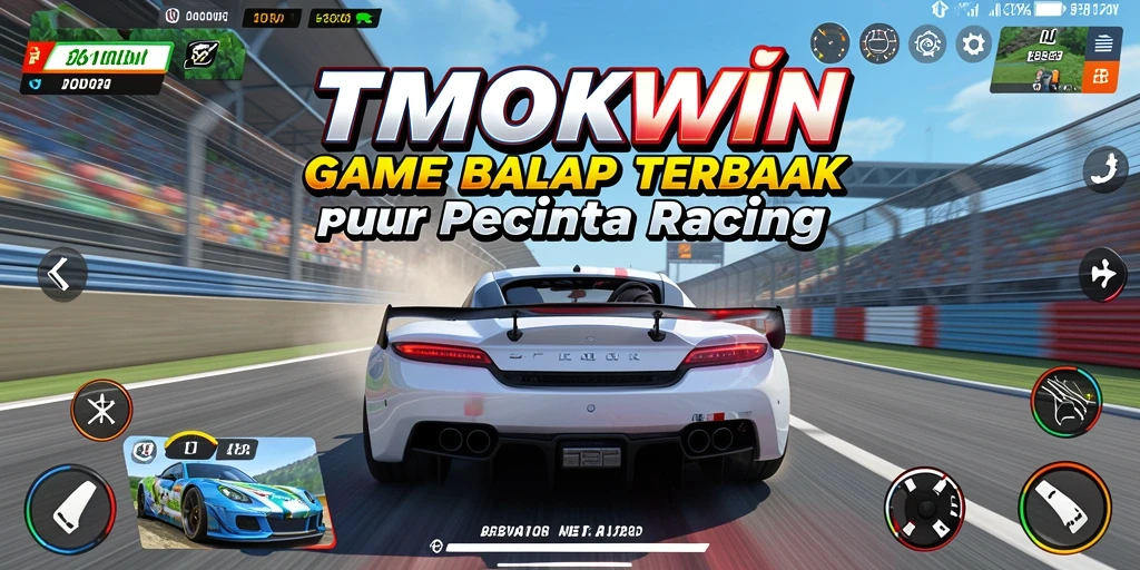 Gameplay Racing mendebarkan dari TMOKWIN dengan grafis yang memukau.